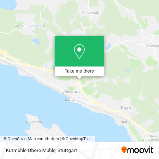 Карта Kutmühle Obere Mühle