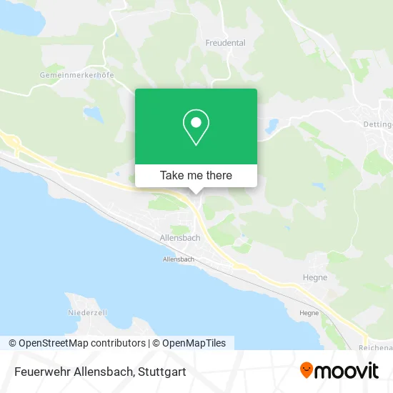 Карта Feuerwehr Allensbach