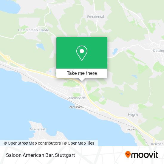 Saloon American Bar map