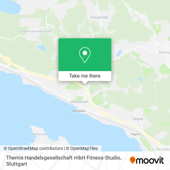 Карта Themis Handelsgesellschaft mbH Fitness-Studio