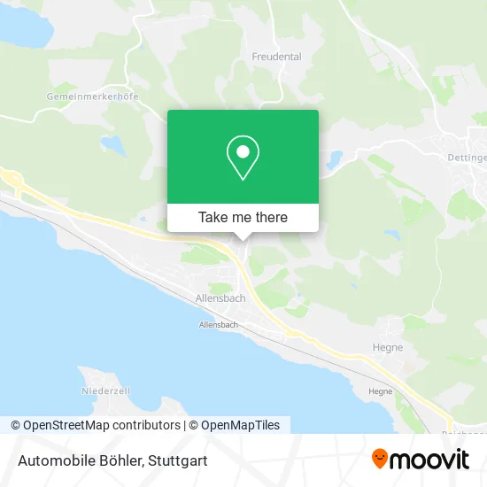 Automobile Böhler map