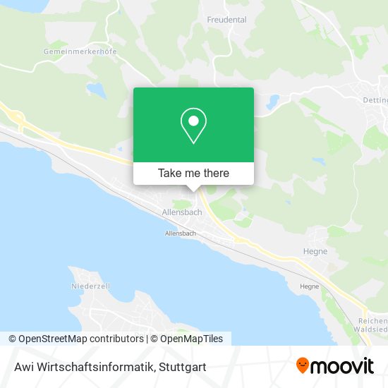 Awi Wirtschaftsinformatik map