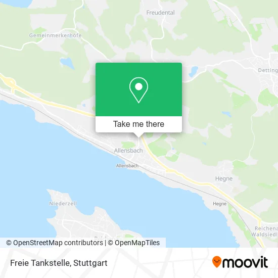 Карта Freie Tankstelle