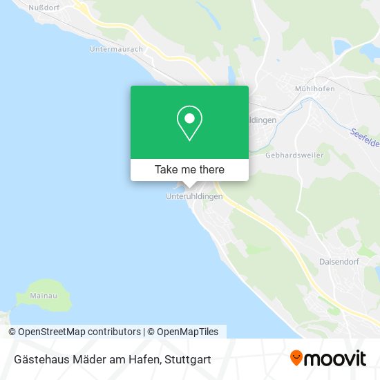 Карта Gästehaus Mäder am Hafen