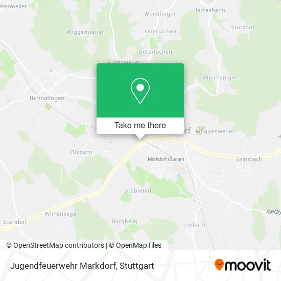 Карта Jugendfeuerwehr Markdorf