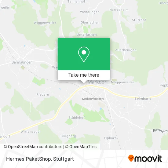 Карта Hermes PaketShop