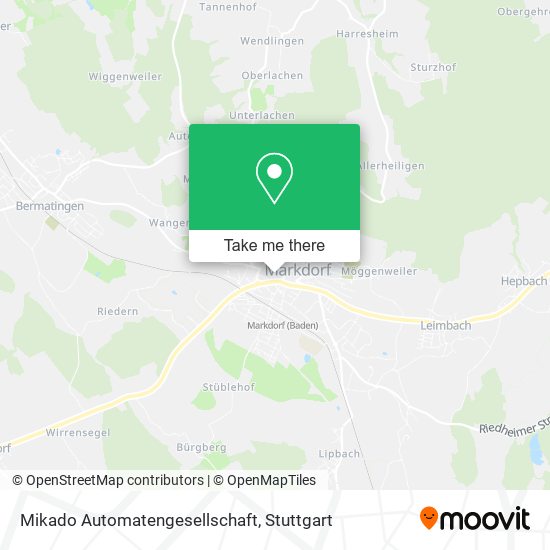 Mikado Automatengesellschaft map