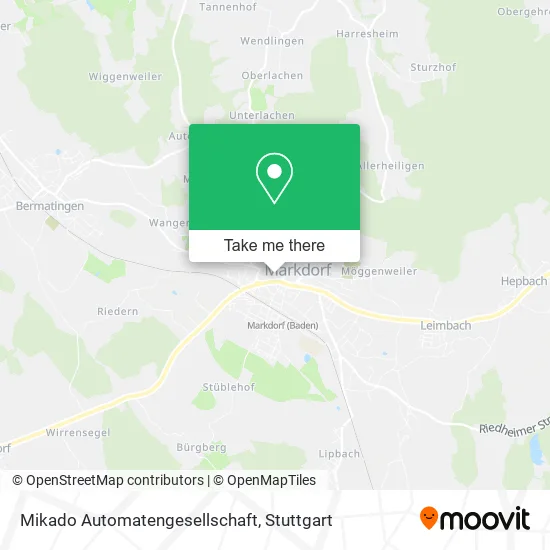 Карта Mikado Automatengesellschaft