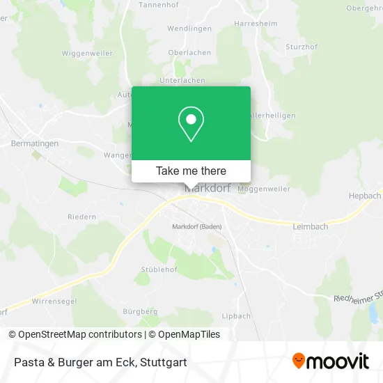 Карта Pasta & Burger am Eck