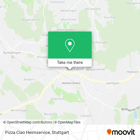 Карта Pizza Ciao Heimservice