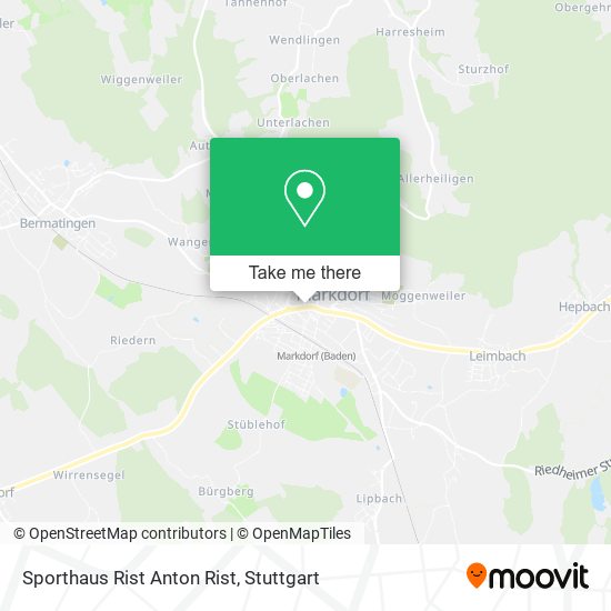 Sporthaus Rist Anton Rist map