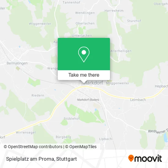 Карта Spielplatz am Proma
