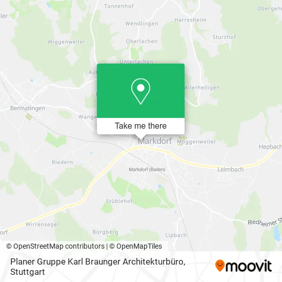Карта Planer Gruppe Karl Braunger Architekturbüro