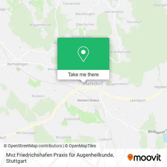 Карта Mvz Friedrichshafen Praxis für Augenheilkunde