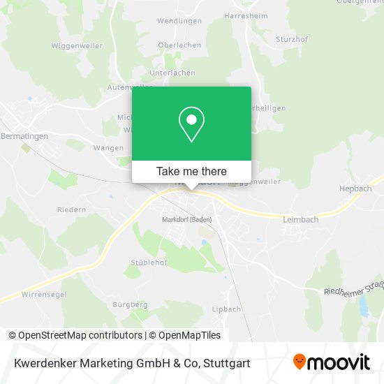 Kwerdenker Marketing GmbH & Co map