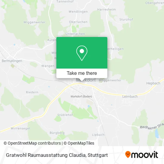 Карта Gratwohl Raumausstattung Claudia