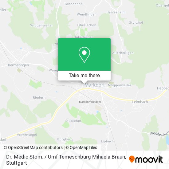 Dr.-Medic Stom. / Umf Temeschburg Mihaela Braun map