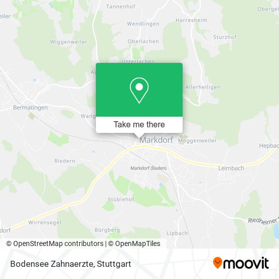 Bodensee Zahnaerzte map