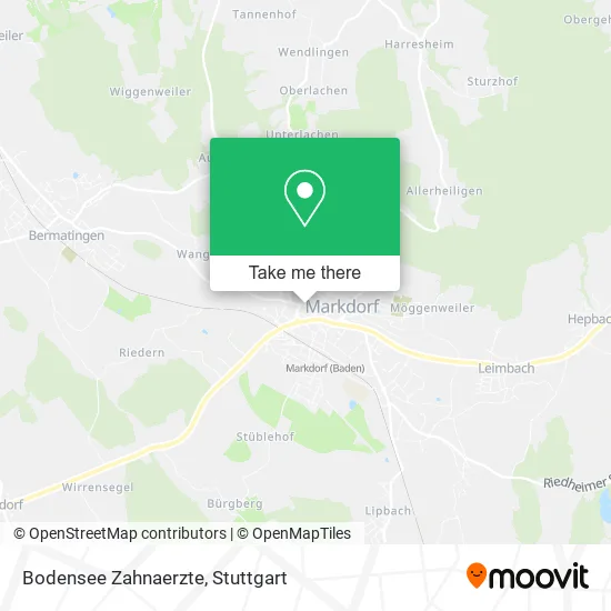 Карта Bodensee Zahnaerzte