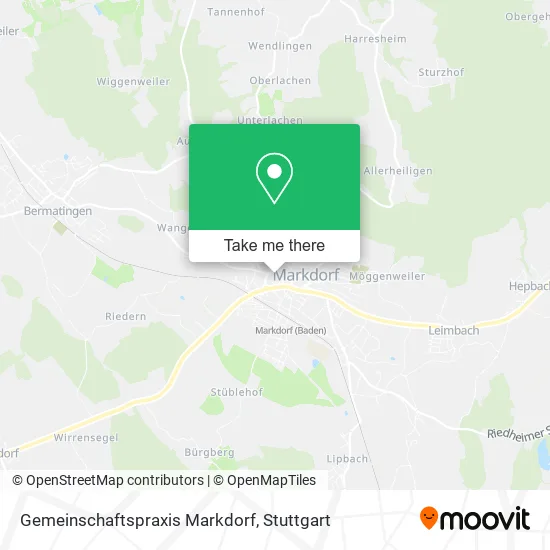 Карта Gemeinschaftspraxis Markdorf