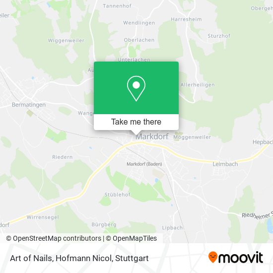 Art of Nails, Hofmann Nicol map