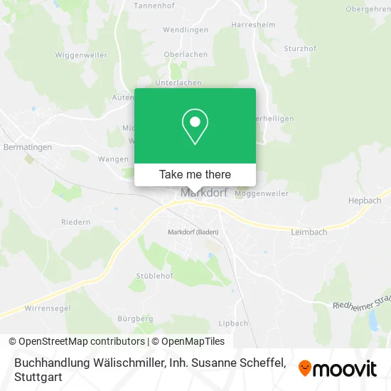 Карта Buchhandlung Wälischmiller, Inh. Susanne Scheffel