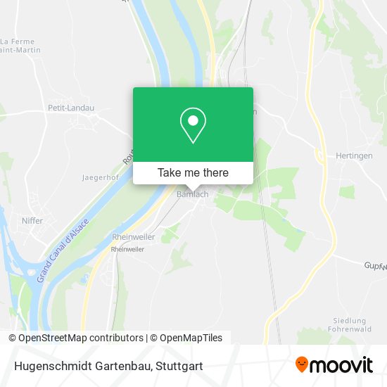 Карта Hugenschmidt Gartenbau