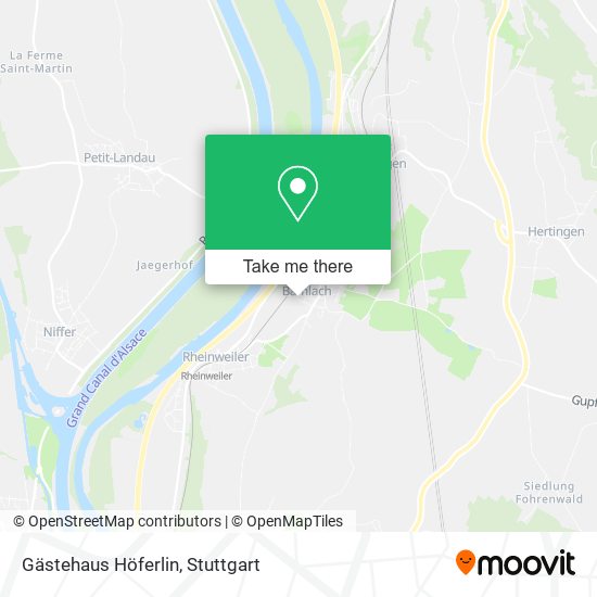 Gästehaus Höferlin map