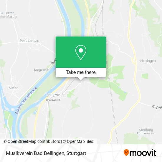 Карта Musikverein Bad Bellingen