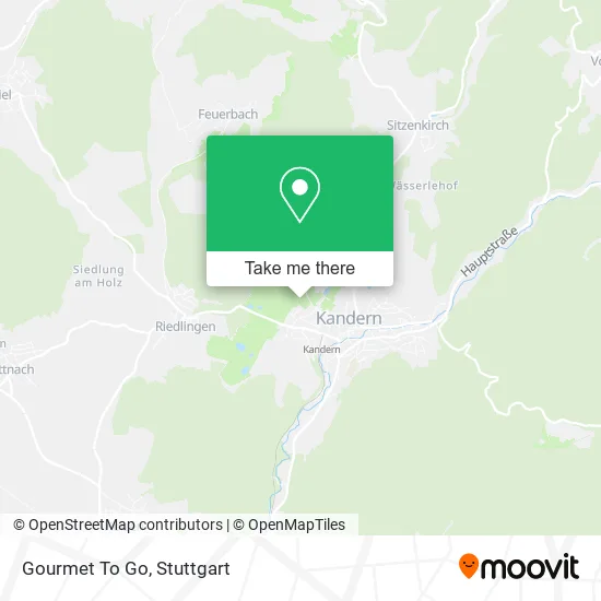 Карта Gourmet To Go