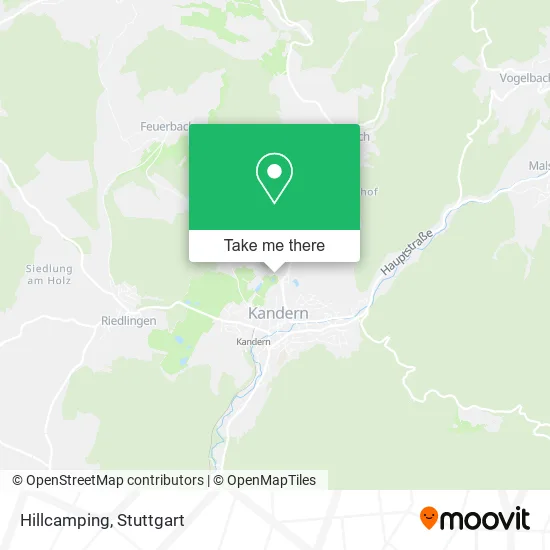 Hillcamping map