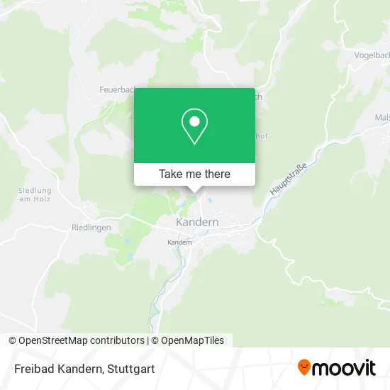 Карта Freibad Kandern