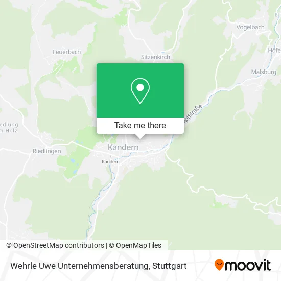 Карта Wehrle Uwe Unternehmensberatung