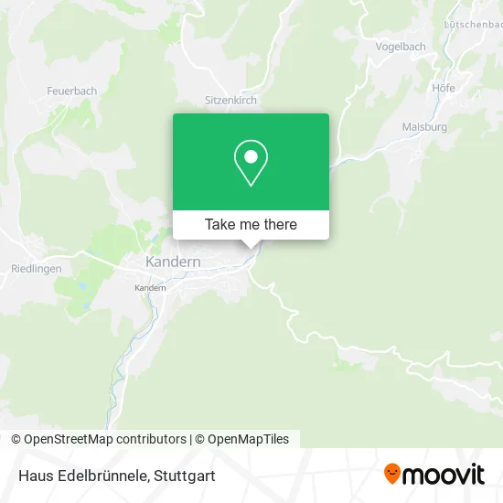 Карта Haus Edelbrünnele