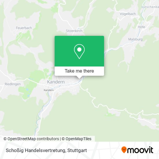 Карта Schoßig Handelsvertretung
