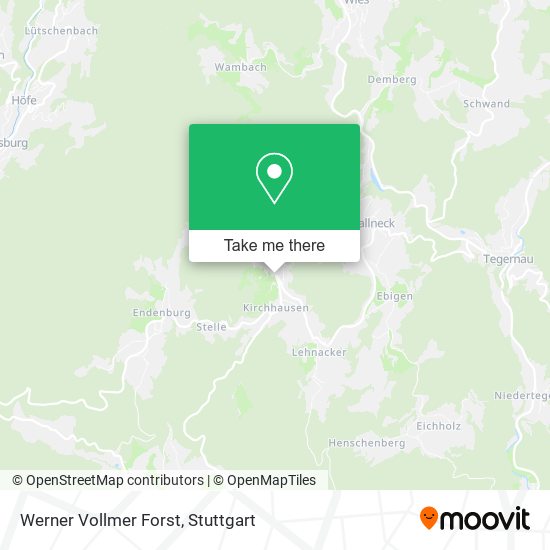 Werner Vollmer Forst map
