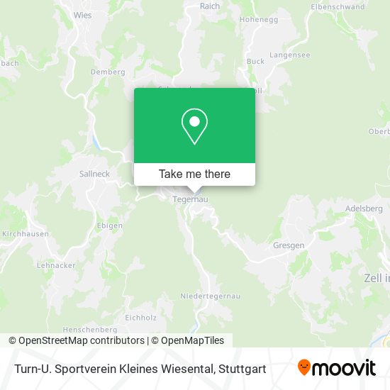 Turn-U. Sportverein Kleines Wiesental map