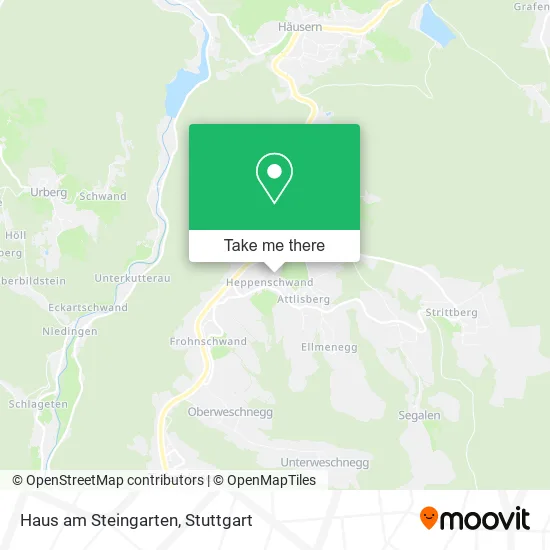 Карта Haus am Steingarten