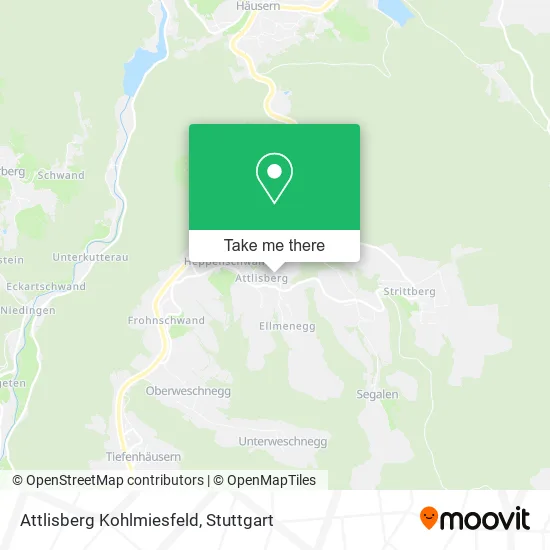 Карта Attlisberg Kohlmiesfeld