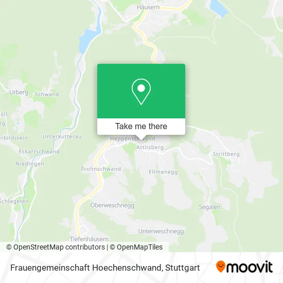 Карта Frauengemeinschaft Hoechenschwand