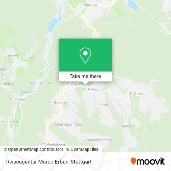 Карта Reiseagentur Marco Erban