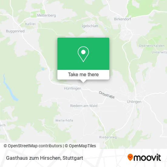 Карта Gasthaus zum Hirschen