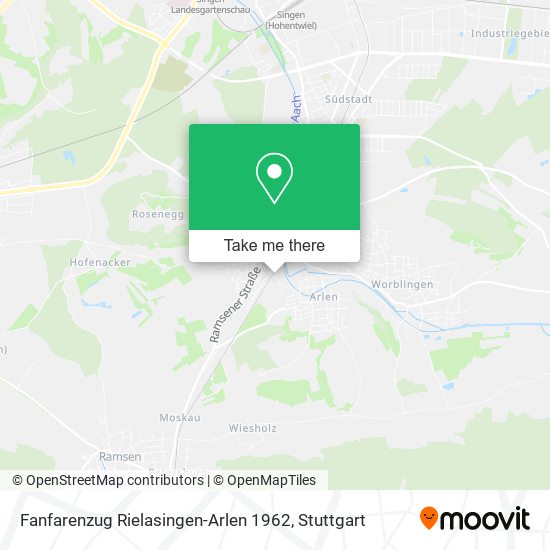 Fanfarenzug Rielasingen-Arlen 1962 map