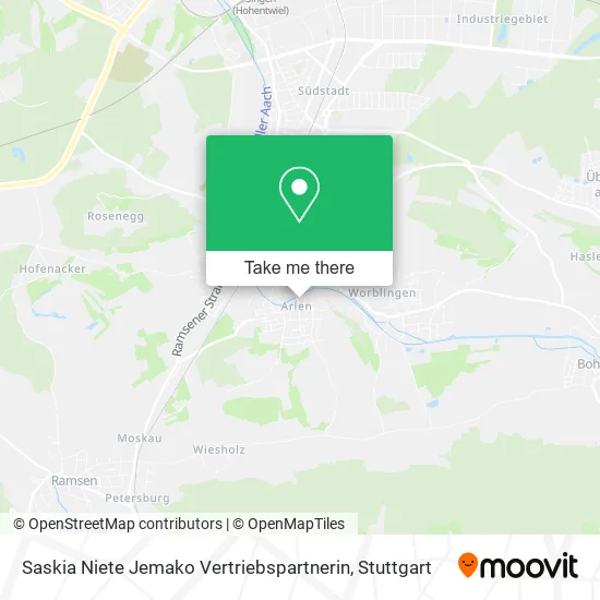 Карта Saskia Niete Jemako Vertriebspartnerin