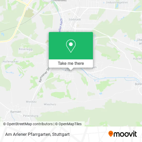 Карта Am Arlener Pfarrgarten