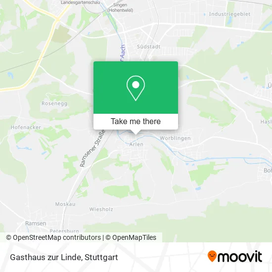Карта Gasthaus zur Linde