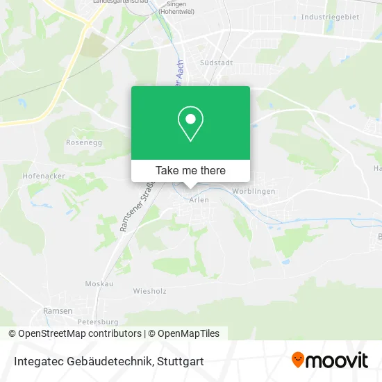 Карта Integatec Gebäudetechnik