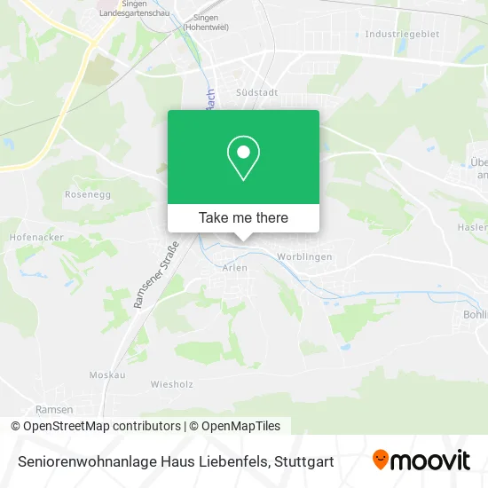 Карта Seniorenwohnanlage Haus Liebenfels
