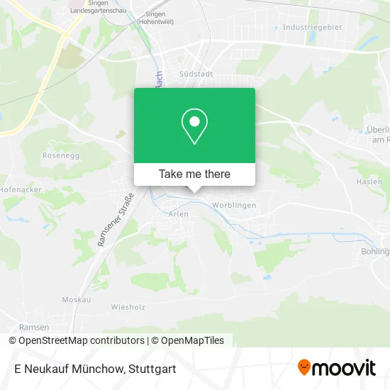 Карта E Neukauf Münchow