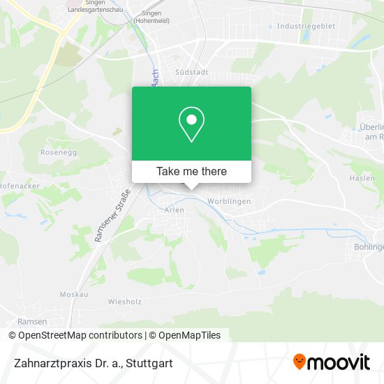 Карта Zahnarztpraxis Dr. a.